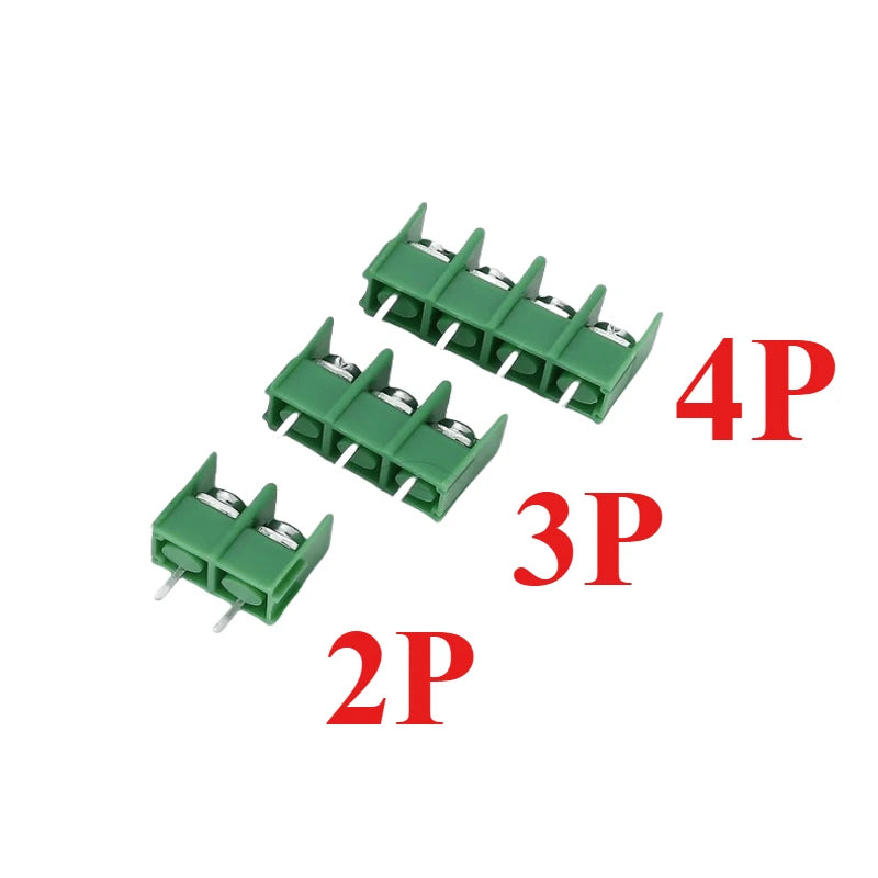 5-Pack Barrier Terminal Blocks 7.62mm & 8.5mm Pitch | KF7620 Terminal Block Richie's green KF8500-8.500mm 3p