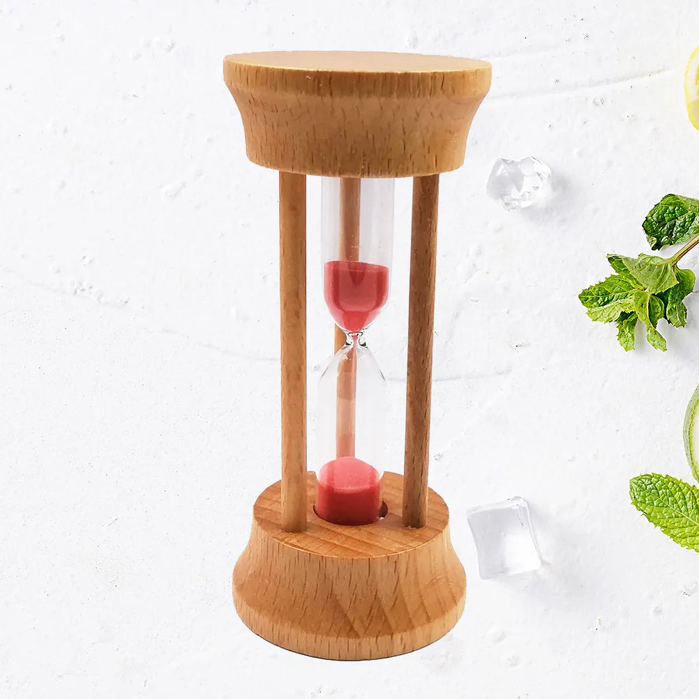 3-Minute Wooden Hourglass Sand Timer – Home & Office Decor Decorative Sand Timer Richie's