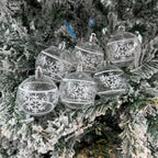 6pcs Clear Christmas Baubles 6cm – Transparent Xmas Tree Ornaments Christmas Tree Ornaments Richie's C-6pcs 6cm