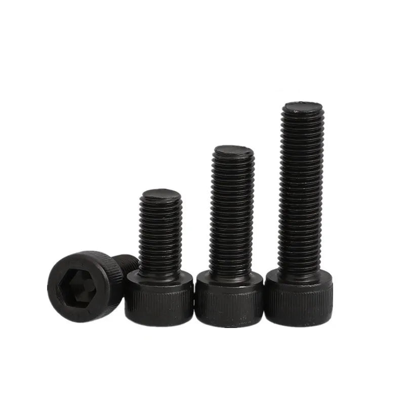 10pcs DIN912 Hex Socket Cap Head Bolts M3–M8 Stainless Steel Hex Socket Screws Richie's