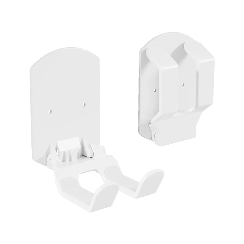 FUCHU Adhesive Headphone Stand Under-Desk Wall Mount Hanger Headphone Stand Mount Richie's White and foldable