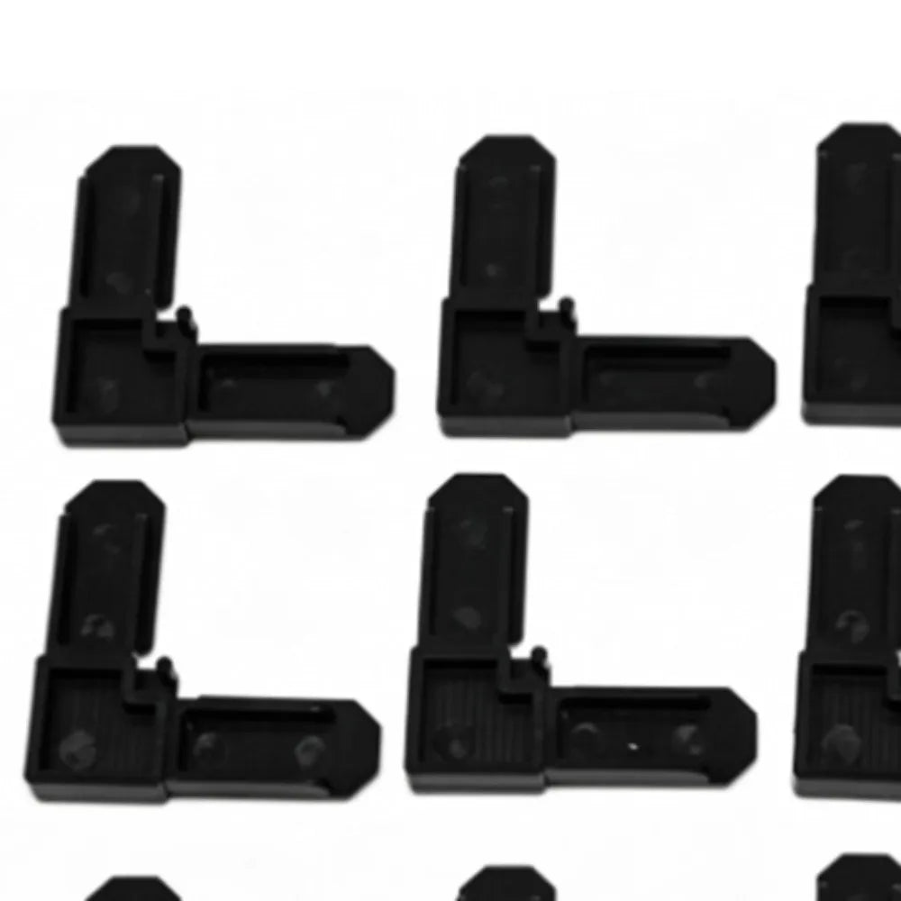 20pcs ABS Window Screen Frame Corner Connectors 90° Black Screen Frame Connectors Richie's