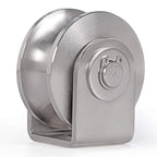 Aciemoke 2" 304 Stainless Steel U Groove Pulley Block 660 lb Pulley Block Richie's