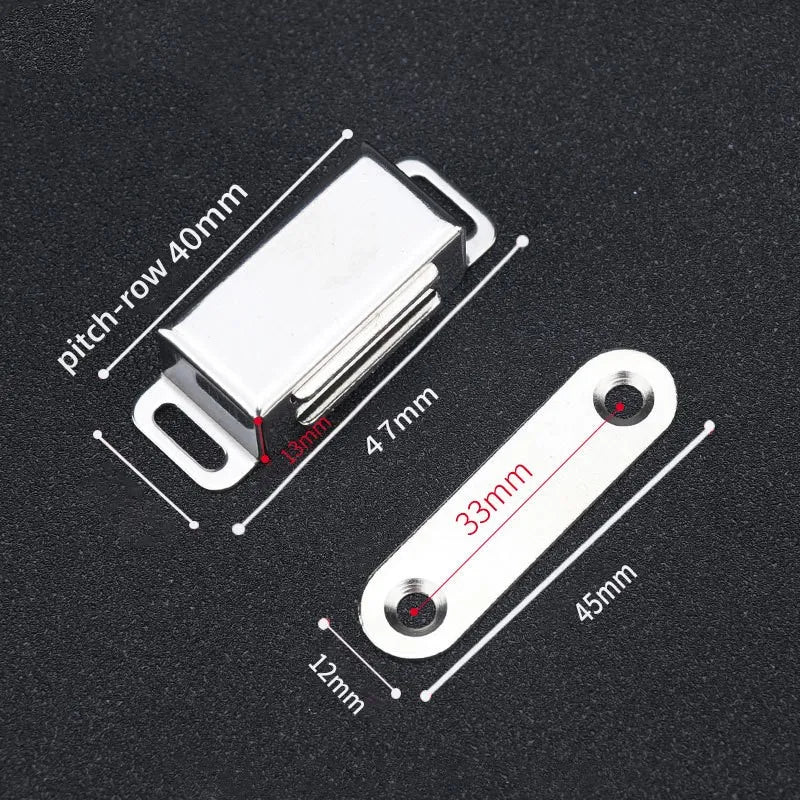 4-Pack Magnetic Door Catches – Stainless Steel Cabinet Latches Cabinet Door Catch Richie's 4pcs
