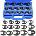 15pc Metric Crowfoot Wrench Set 3/8" & 1/2" Drive 8–24mm Crowfoot Wrench Set Richie's Crowfoot Wrench Set