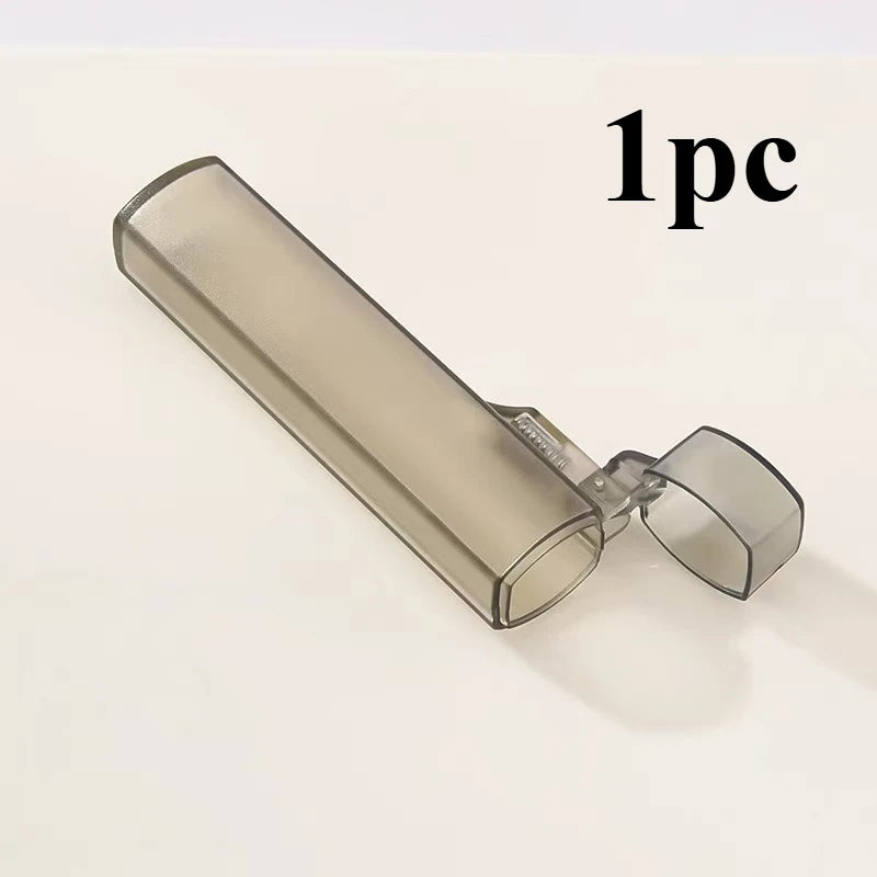Portable Clear Toothpick & Swab Holder | Travel Organizer Desktop Storage Organizer Richie's 1pc