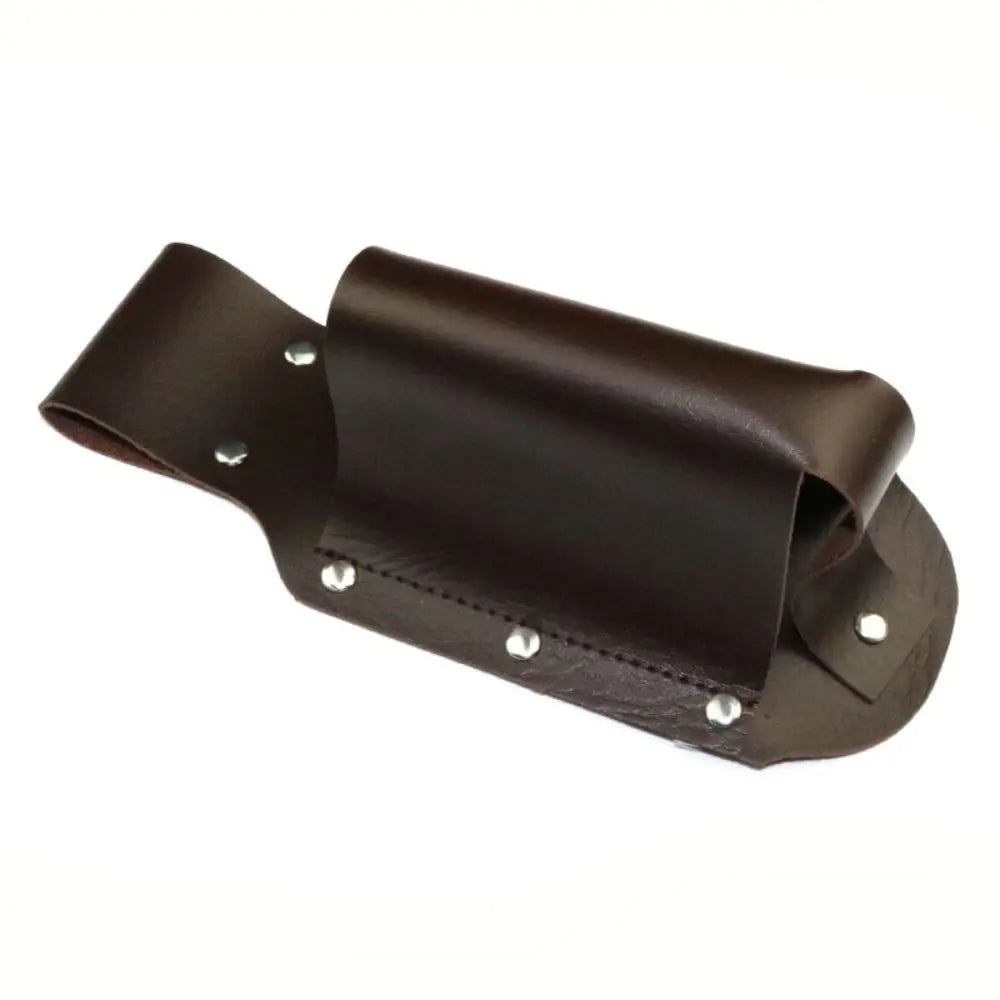 PU Leather Beer Bottle Waist Holster Belt Bag with Pen Holder Waist Belt Bag Richie's brown1