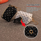 Lace Mesh Dog Poop Bag Dispenser Keychain with Carabiner Clip Dog Bag Dispenser Richie's