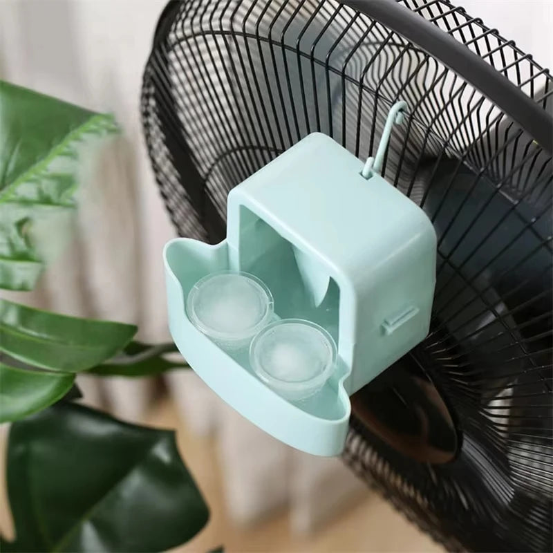 Hanging Fan Cooling Storage Box with 4 Cups – Plastic Fan Storage Accessory Richie's
