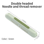 2-in-1 Needle Threader & Seam Ripper Sewing Tool Sewing Tool Set Richie's green