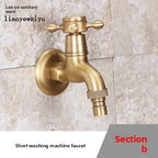 Retro European All-Copper Outdoor Cold Water Faucet | Sink Tap Cold Water Faucet Richie's B