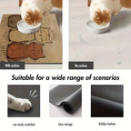 Non-Slip Cat Pattern Pet Feeding Mat – Waterproof & Easy Clean Pet Feeding Mat Richie's