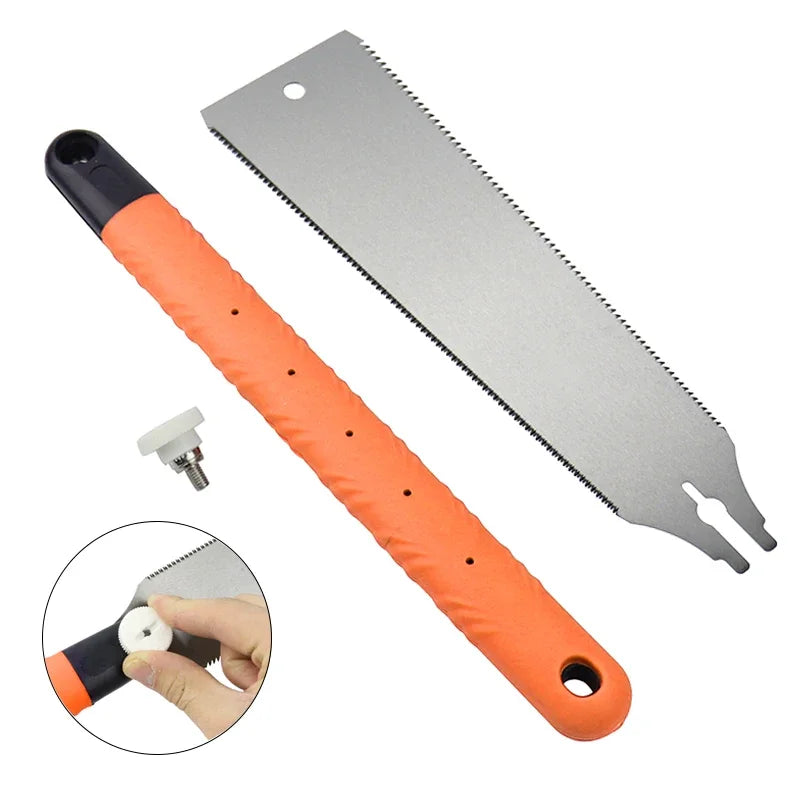 FATCOOL Pull Saw 3-Edge SK5 Steel – Wood, Bamboo & PVC Cutting Hand Pull Saw Richie's