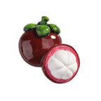 3D Fruit Fridge Magnets – Realistic Resin Refrigerator Stickers Decorative Fridge Magnet Richie's Mangosteen