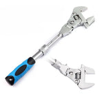 FATCOOL 10-In 5-in-1 Adjustable Ratchet Wrench 180° Folding Adjustable Ratchet Wrench Richie's