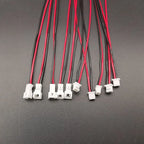 5 Pairs JST 1.25mm 2-Pin Connectors Male Female 28AWG Wire Electrical Connector Richie's