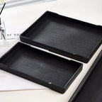 Rectangle Plastic Decorative Tray – Multi-Purpose Bathroom Organizer Decorative Plastic Tray Richie's