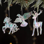 Acrylic Crystal Christmas Tree Ornaments – Snowflake Pendants Christmas Tree Ornament Richie's