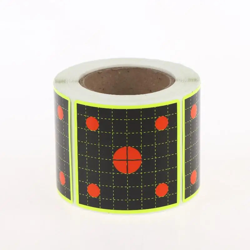 Square Shooting Target Stickers – Fluorescent Splash Impact Marks Shooting Target Stickers Richie's
