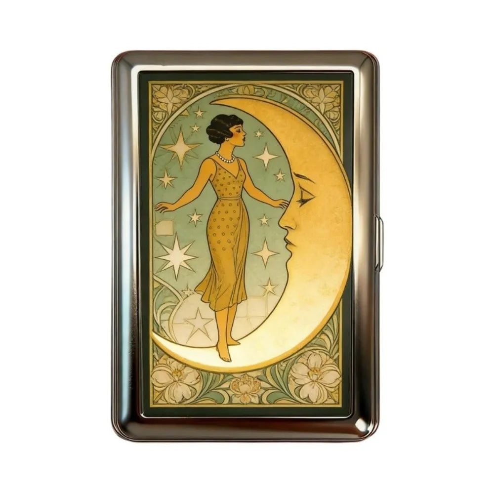 Vintage Metal Card Case – Business & Credit Card Holder Metal Card Case Richie's Style 3