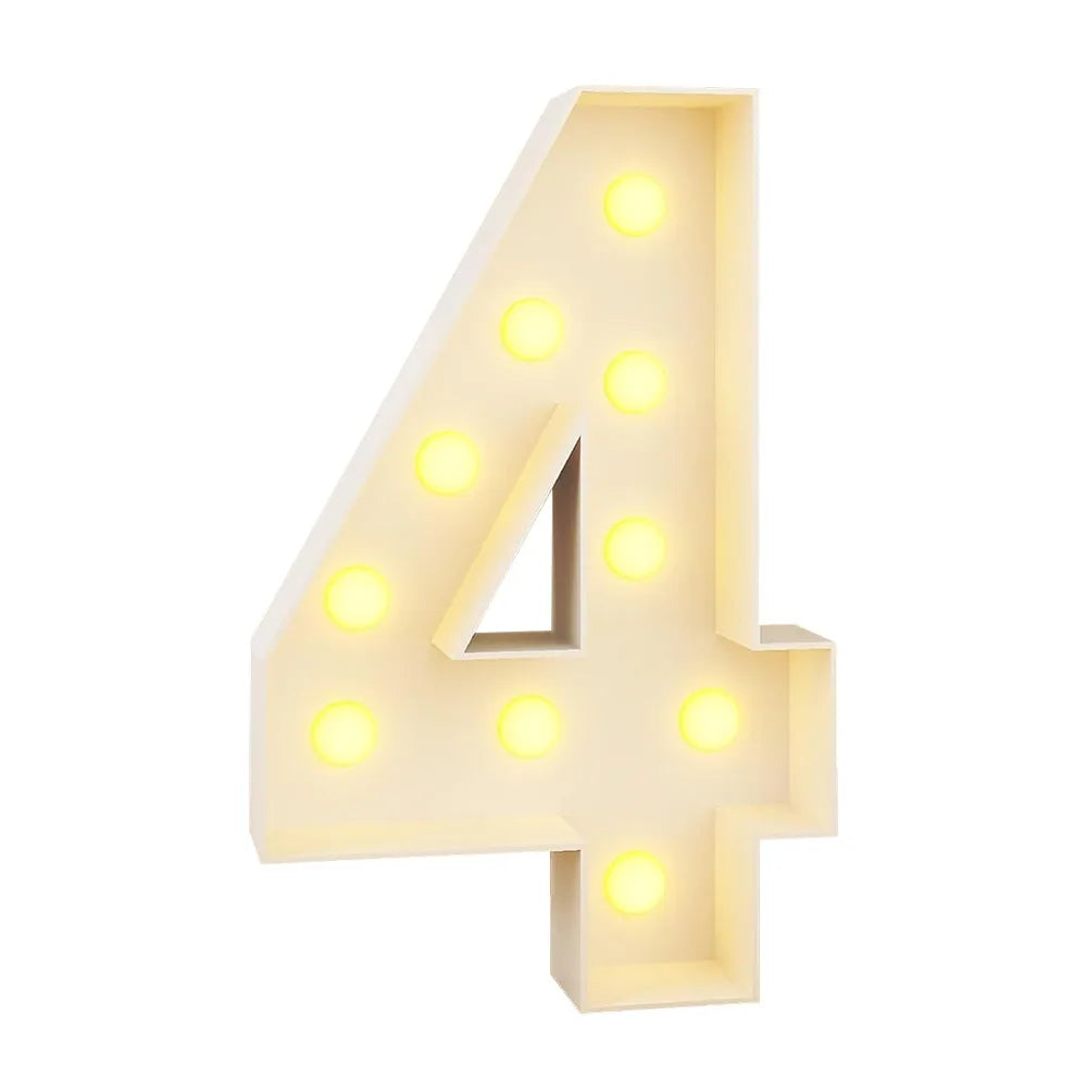0–9 LED Light-Up Number Balloons 70cm Giant Marquee Party Décor LED Party Balloon Richie's 4