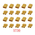 10 Pairs XT30 Bullet Connectors Male Female for RC LiPo Drone RC Battery Connectors Richie's Default Title