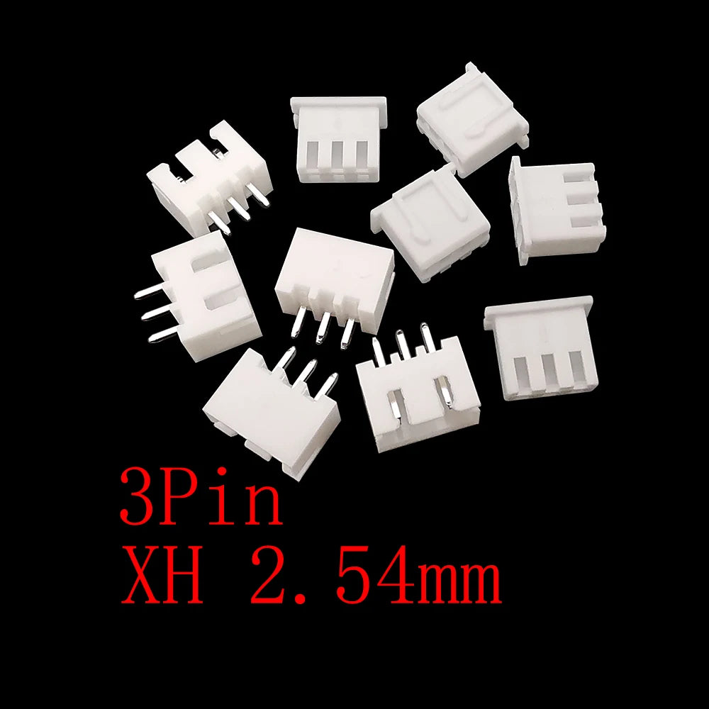100Pcs JST XH 2.54mm Connector 2/3/4/5 Pin Housing Male Female Wire Connector Kit Richie's 3Pin 50Pair