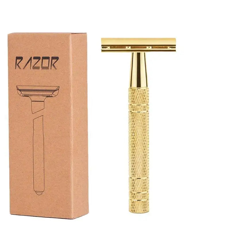 Double Edge Safety Razor – Eco-Friendly, Rose Gold, Men & Women Safety Razor Richie's Gold K