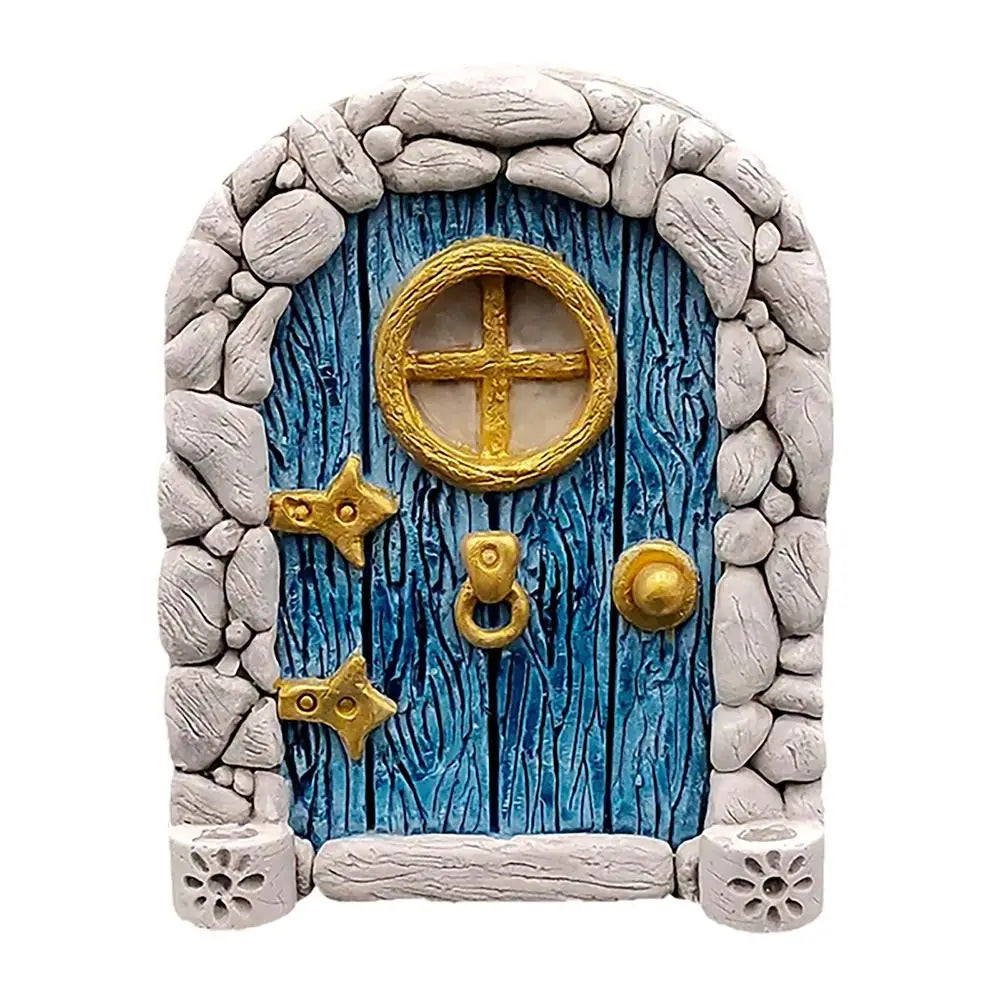Wooden Fairy Gate Garden Sculpture – Fairy Tale Figurine Garden Sculpture Richie's Type H