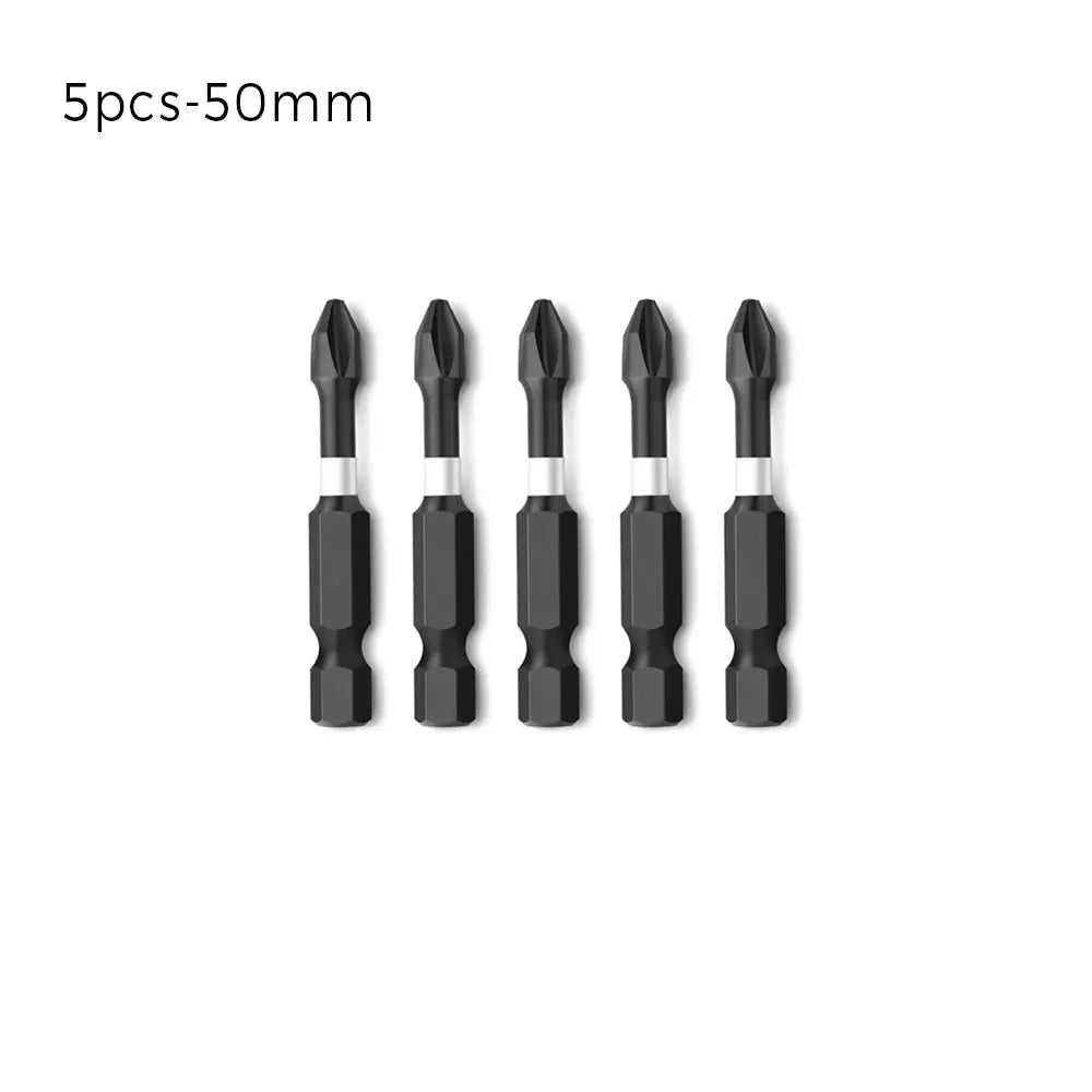 PH2 Magnetic Screwdriver Bits S2 Steel Impact Driver Set 5-9Pcs Screwdriver Bit Set Richie's 5x50mm
