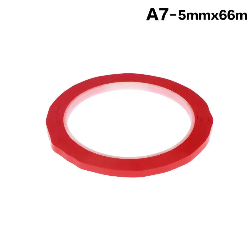 Self-Adhesive Grid Marking Tape 5/8mm 66M – PET Positioning Tape Marking Tape Richie's 5mm Red