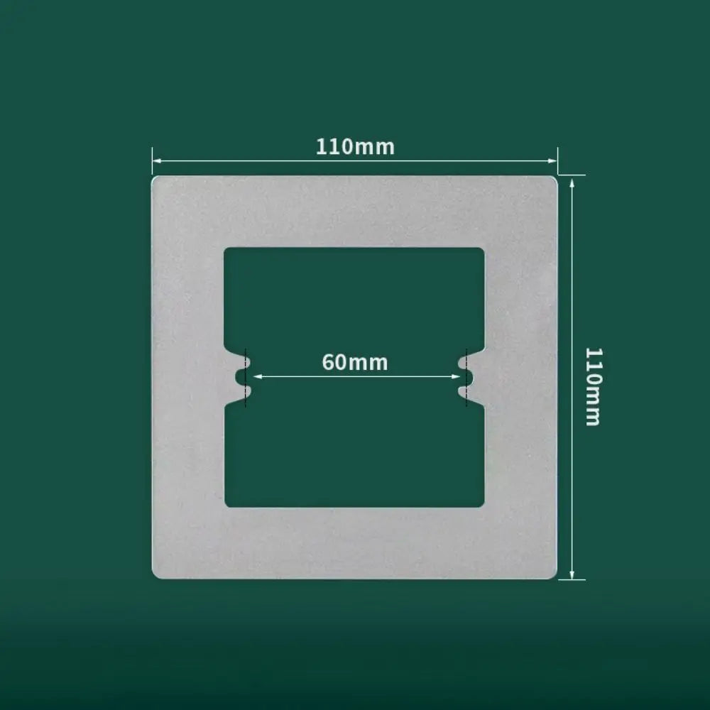 Wall Switch Cover Panel Universal ABS Plastic Socket Frame Switch Cover Panel Richie's grey-type1