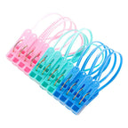 24Pcs Rust-Resistant Plastic Clothes Clips for Laundry Drying Clothes Clips Richie's