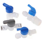 1/4" Ball Valve Quick Connect Push Fit Inline Tap for RO Water Ball Valve Switch Richie's