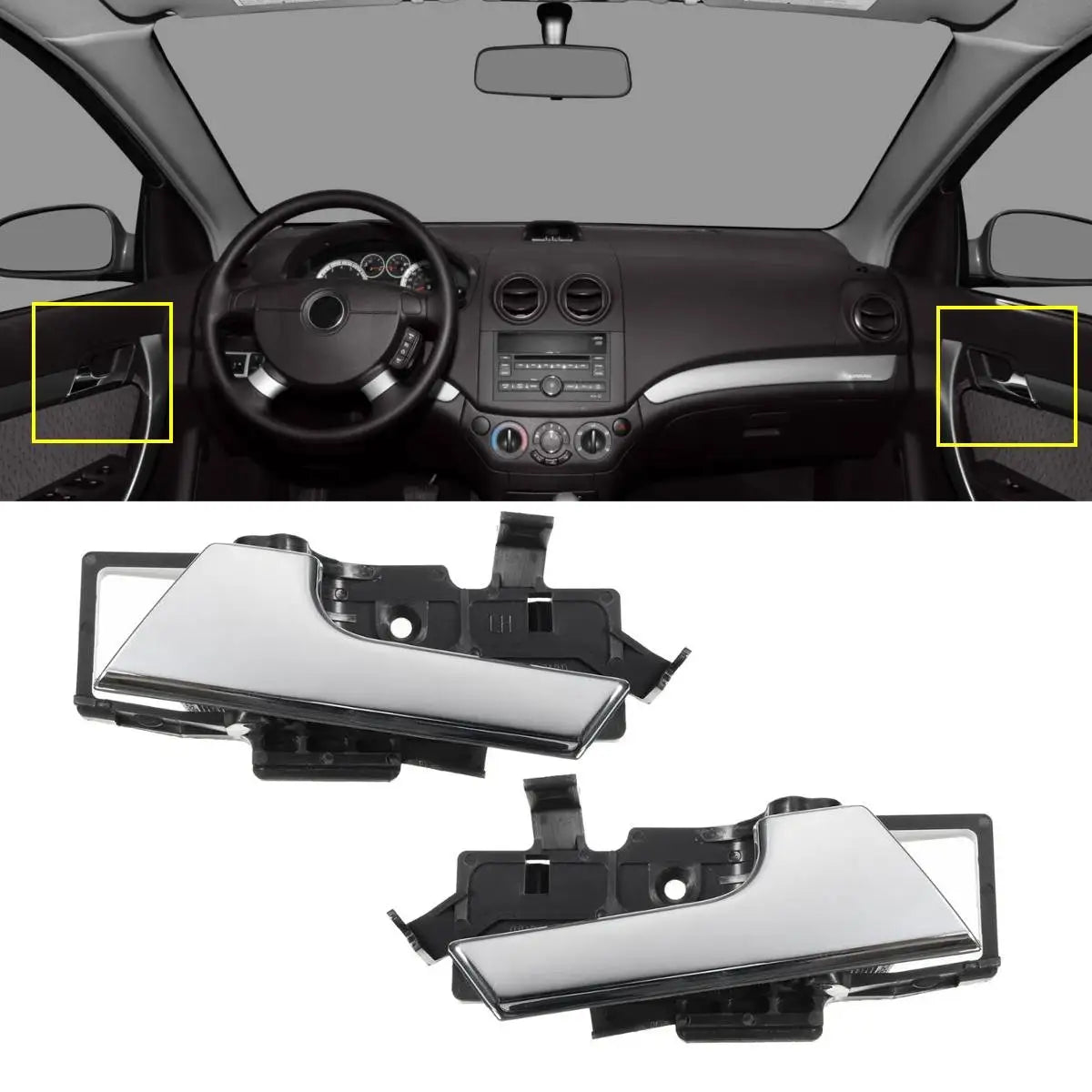 Interior Door Handle for Chevrolet Aveo 2007–2011 & Pontiac G3 Interior Door Handle Richie's