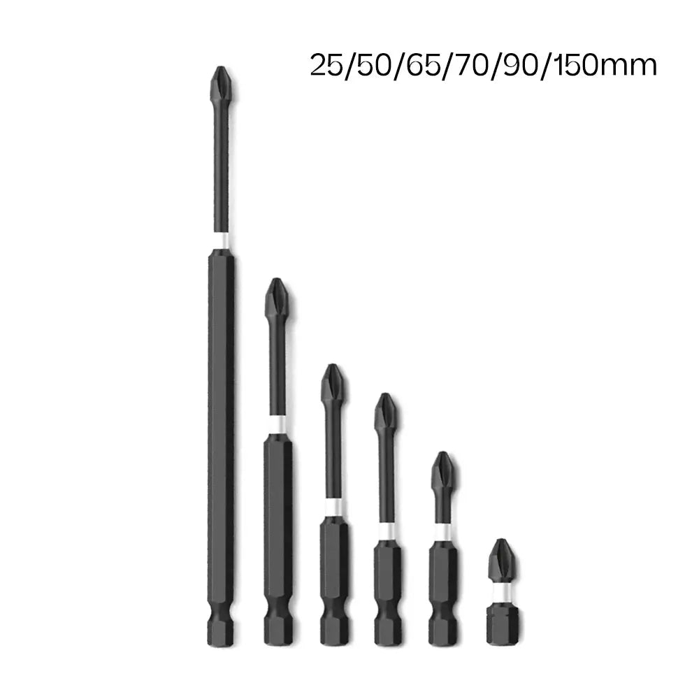 PH2 Magnetic Screwdriver Bits S2 Steel Impact Driver Set 5-9Pcs Screwdriver Bit Set Richie's 6pcs