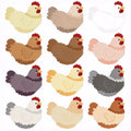 12 Pcs Kawaii Chicken Sticky Notes – Cute Self-Adhesive Memo Pads Sticky Note Pads Richie's 12 Books