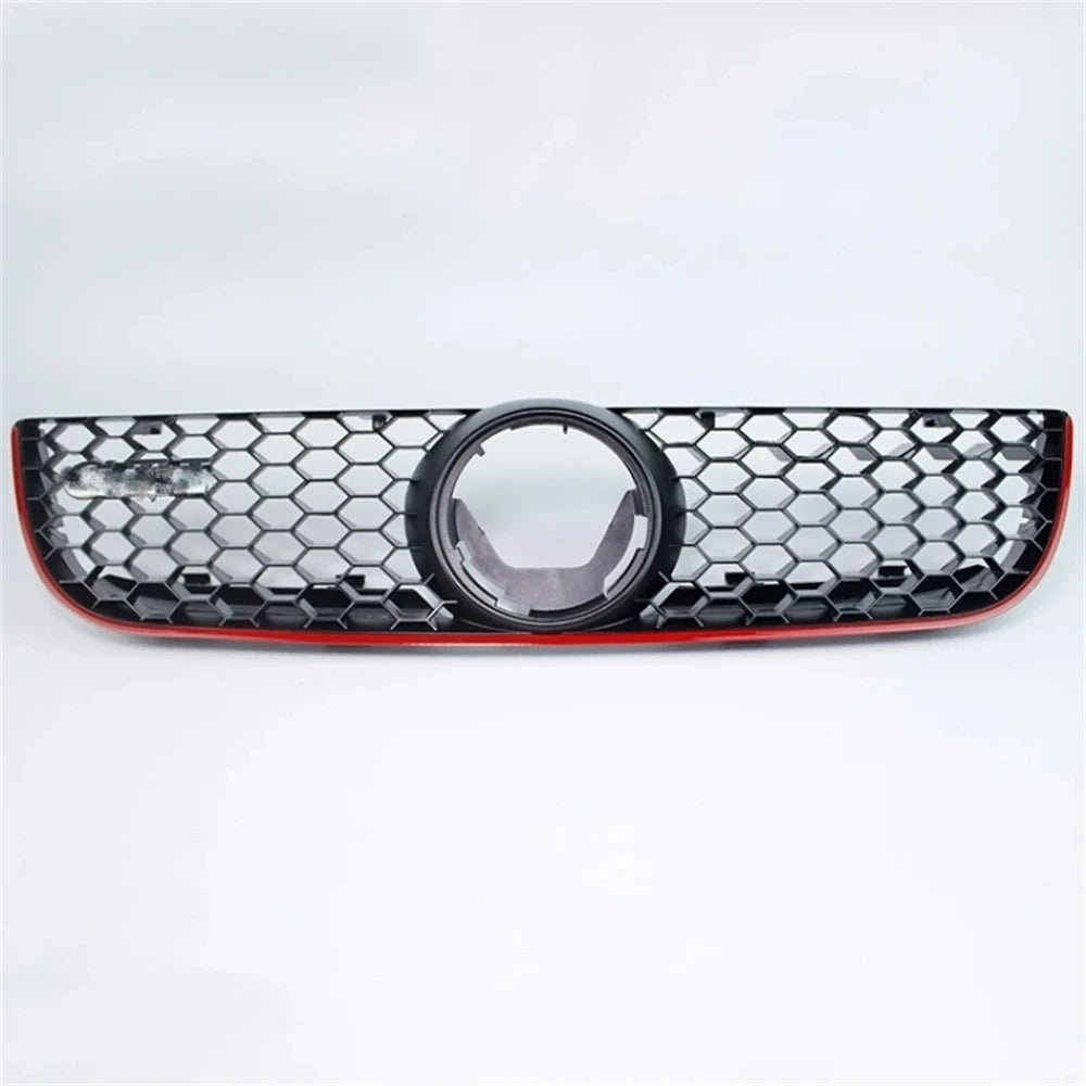 VW Polo 2005–2009 GTI Honeycomb Front Bumper Grille Gloss Black Car Front Grille Richie's black red