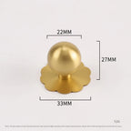 Modern Brass Cabinet Pull Gold with Backplate – Drawer Handle Cabinet Pull Handle Richie's 2C
