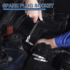 4-Piece Spark Plug Socket Wrench Set 16mm 18mm 21mm Chrome Spark Plug Socket Set Richie's