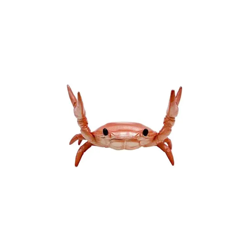 Funny Weightlifting Crab Pen Holder – Cute Desk Organizer Desk Pen Holder Richie's Red
