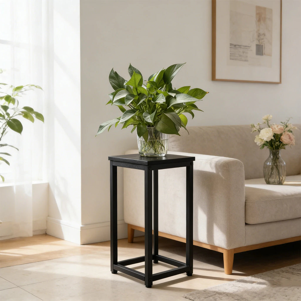 Metal Plant Stand 40cm Square Pedestal – Heavy Duty Indoor Plant Stand Richie's