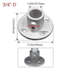 Aluminum Alloy Pipe Fitting Connector 1/2" & 3/4" Corner Elbow Pipe Fitting Connector Richie's 3-4--- D