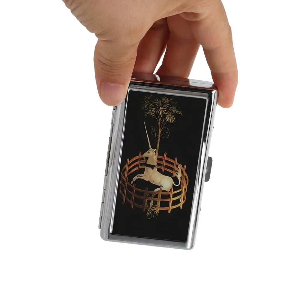 Vintage Metal Business Card Case – Snap Closure Multi-Function Metal Card Case Richie's