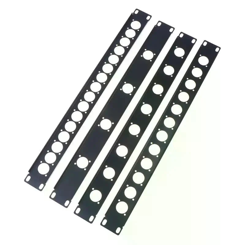 1U Rack Patch Panel 4–16 Way XLR Connector Flight Case Mount Audio Rack Panel Richie's