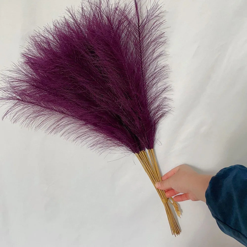 10PCS Fluffy Pampas Grass Artificial Stems 55CM | Wedding Decor Artificial Pampas Grass Richie's 18