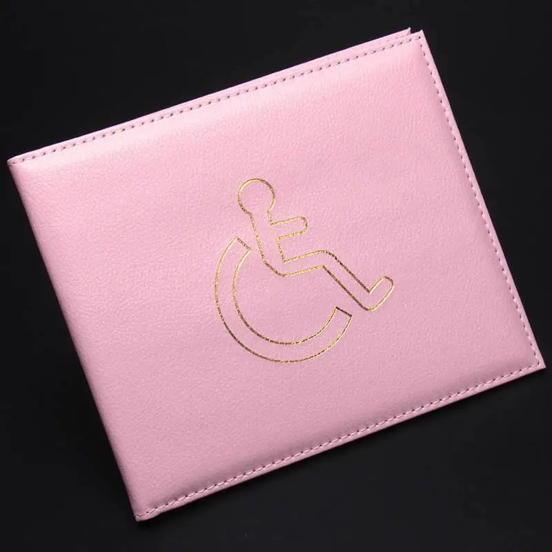 Waterproof PU Leather ID Badge & Certificate Holder Wallet ID Certificate Holder Richie's Pink