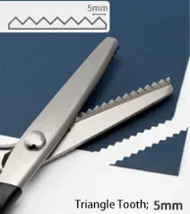 Wave Lace Pinking Scissors 3/5/7mm – Stainless Steel Shears Pinking Shears Richie's Triangle 5mm