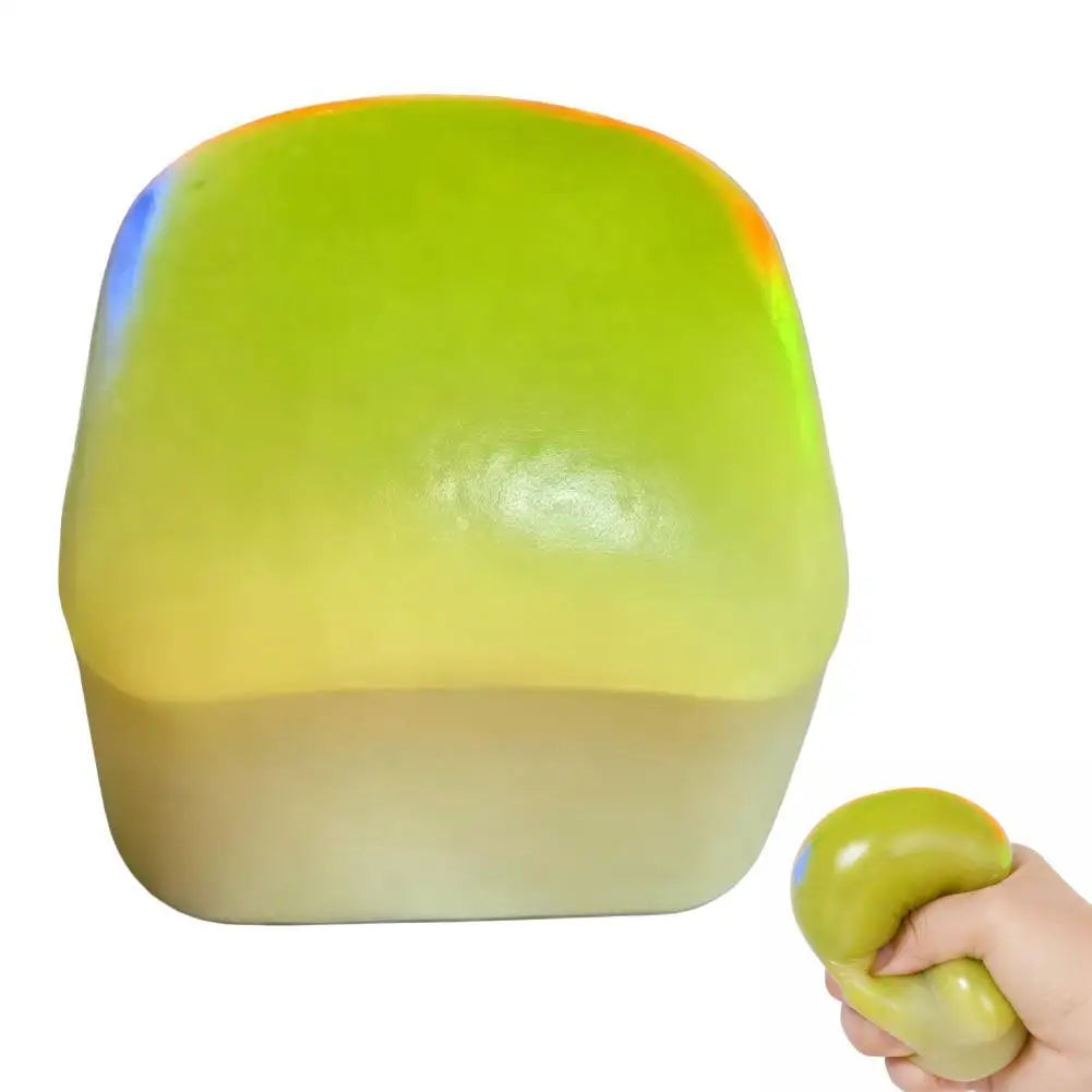 Toast Squishy PU Slow Rising Bread Squeeze Sensory Toy Squishy Sensory Toy Richie's Green