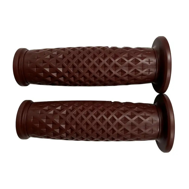 Vintage 22mm Motorcycle Handlebar Grips – Retro Rubber Pair Motorcycle Handlebar Grips Richie's Coffee